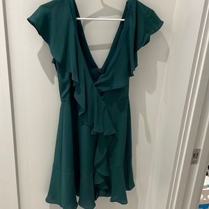 BCBGMAXAZRIA jade green cocktail attire dress
